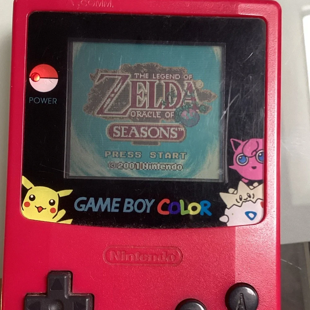 The Legend Of Zelda Oracle Of Seasons Gameboy Color Game Nintendo Game Boy
